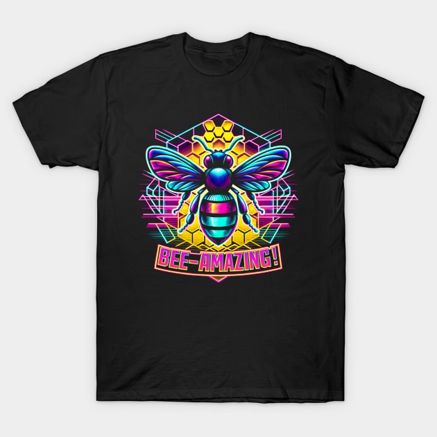 Bee Amazing! T-Shirt by Neon Galaxia